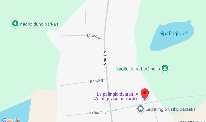 Leipalingio dvaras žemėlapis
