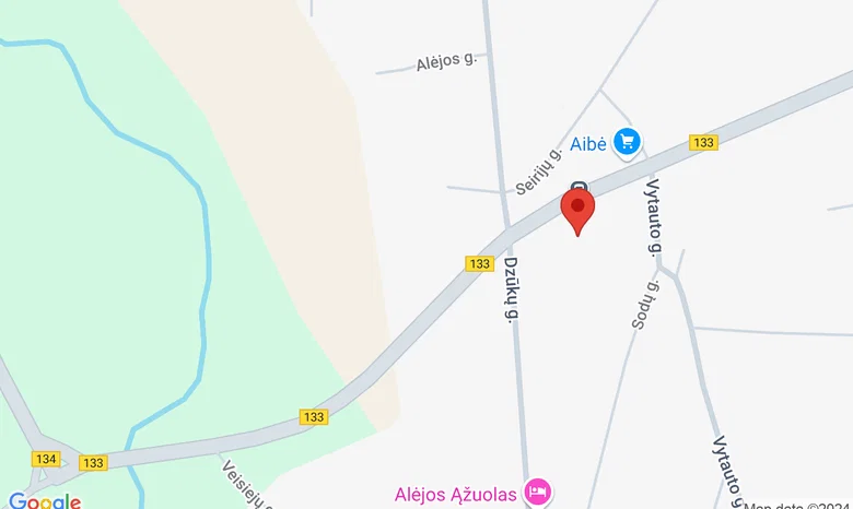 Leipalingio laisvalaikio salė žemėlapis