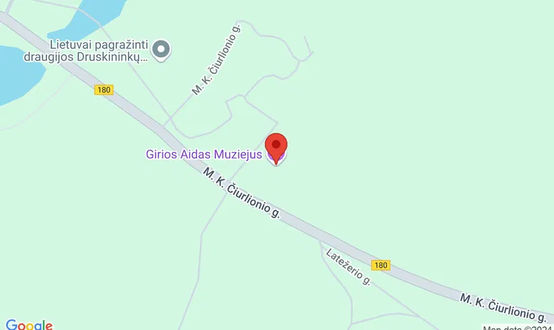 Miško muziejus „Girios aidas" žemėlapis