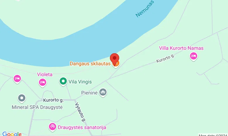Restoranas Dangaus skliautas žemėlapis