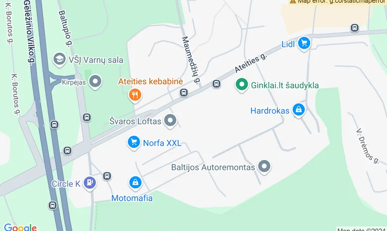 Laisvalaikio studija Dėlionės žemėlapis