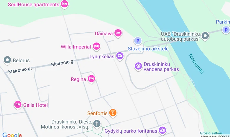 Illusion rooms Druskininkai žemėlapis