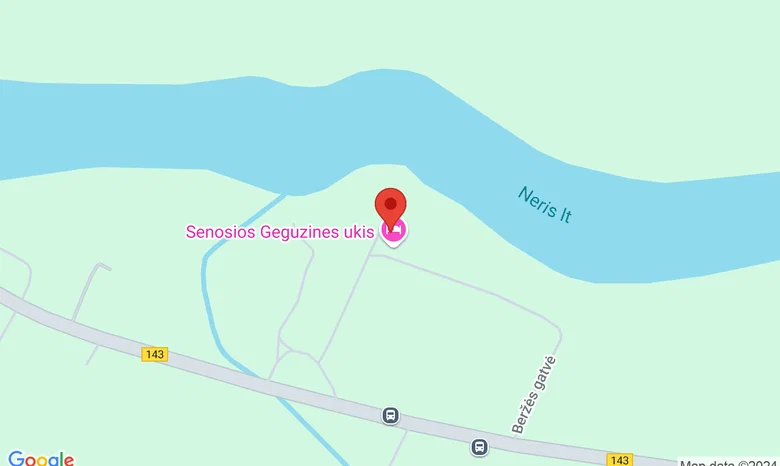 Sodyba „Senosios Gegužinės ūkis“ Beržės g. 4, Gegužinės k., Palomenės sen., Kaišiadorių r. žemėlapis