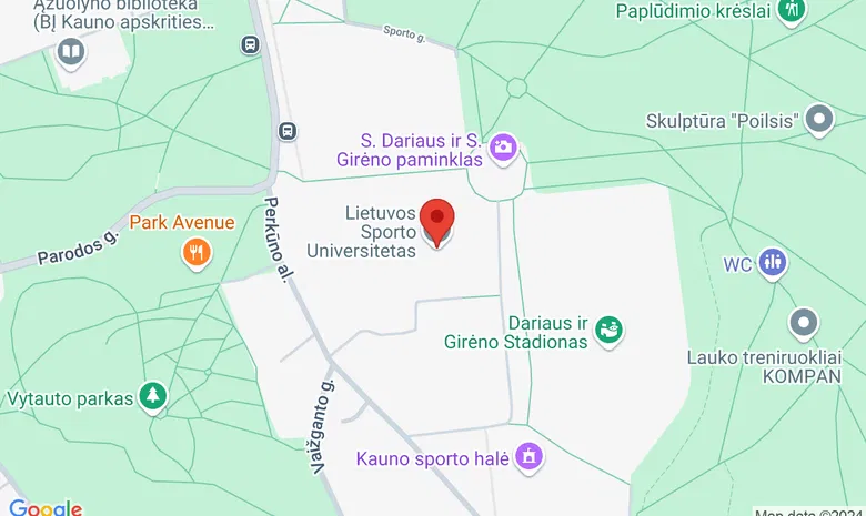 LSU - Centriniai rūmai žemėlapis