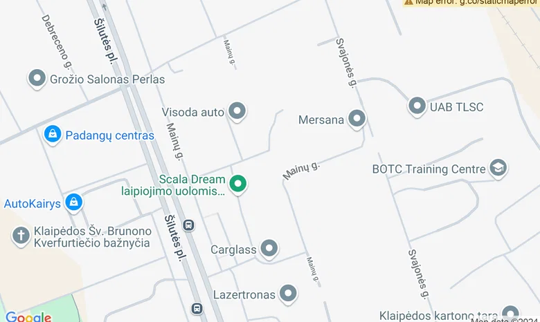 "Scala Dream" laipiojimo uolomis ir laisvalaikio centras žemėlapis