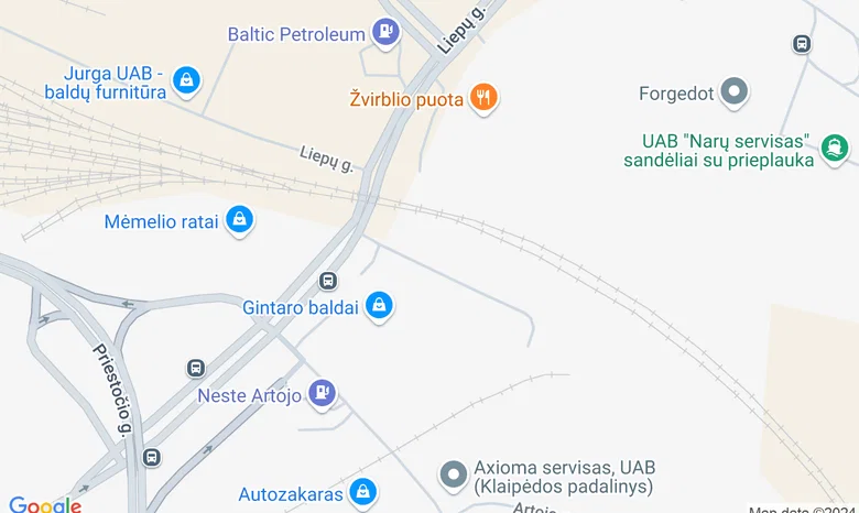 Klaipėdos miesto savivaldybė žemėlapis