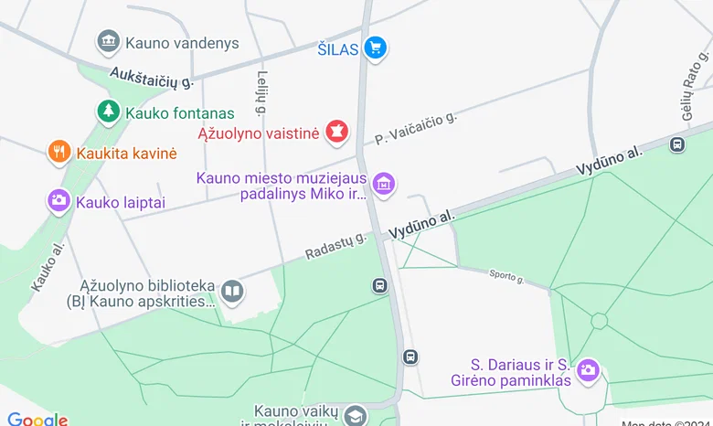 IEVOS kosmetologinės paslaugos žemėlapis