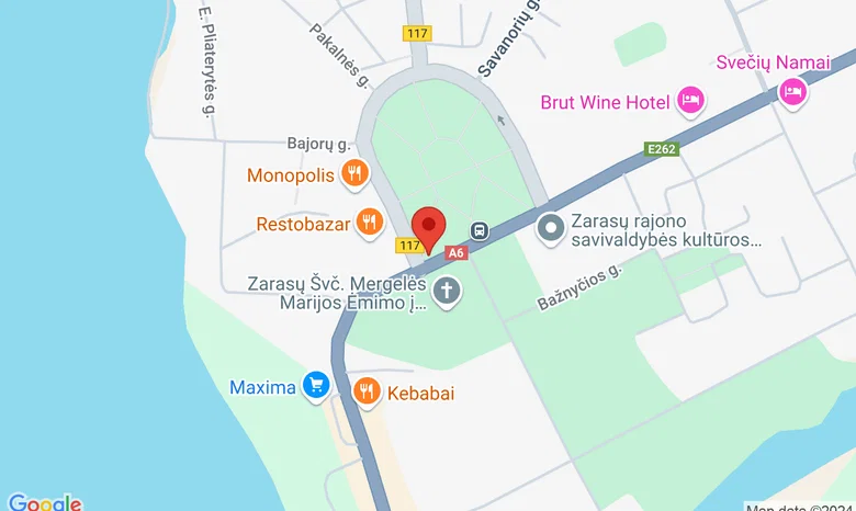 Zarasai  žemėlapis