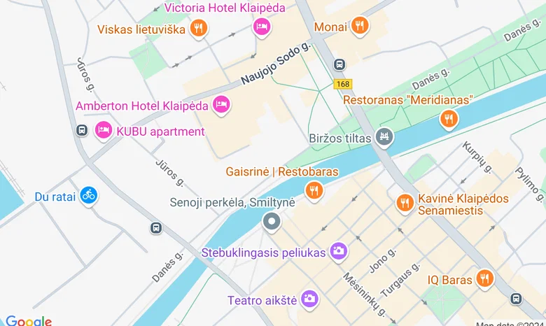 Anglų kalbos mokykla „Intellectus“ Klaipėdoje žemėlapis