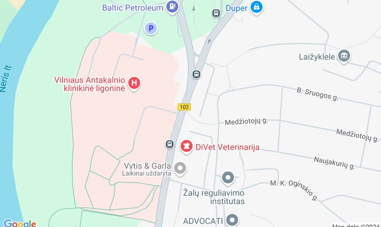 Stotelė "Antakalnis" žemėlapis