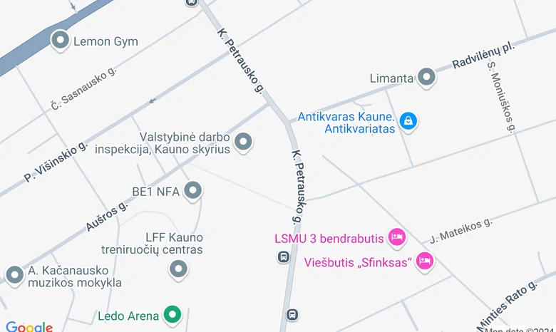 Anglų kalbos mokykla „Intellectus“ Kaune žemėlapis
