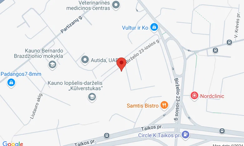 Balticpower sporto studija žemėlapis