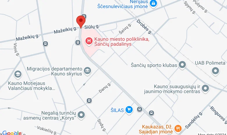 Šančių Kioskas žemėlapis