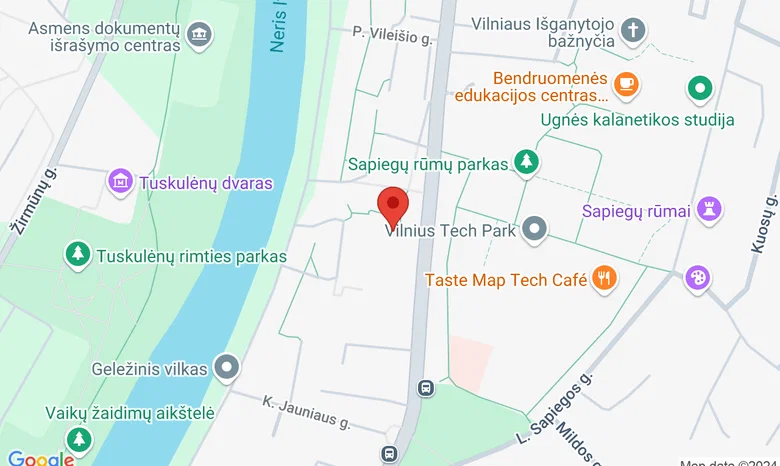 "Mažųjų Valdos" Antakalnio g. 26A žemėlapis