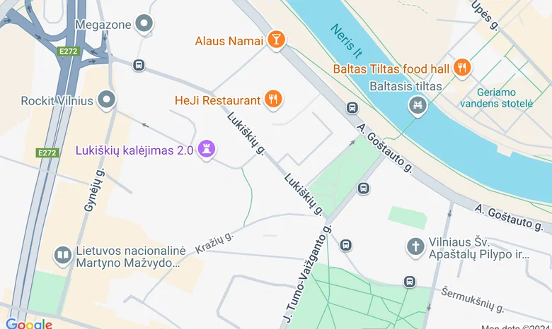 Skaitykla Vilnius skaito žemėlapis