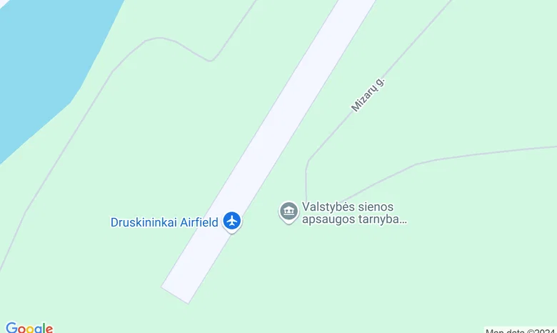 Druskininkų aerodromas žemėlapis
