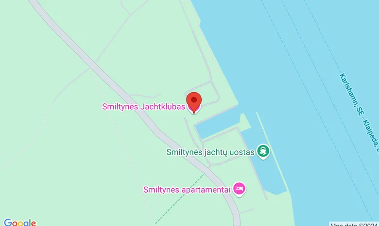 Smiltynės Jachtklubas žemėlapis