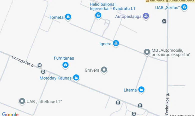 Baras „Atskalūnas“ žemėlapis