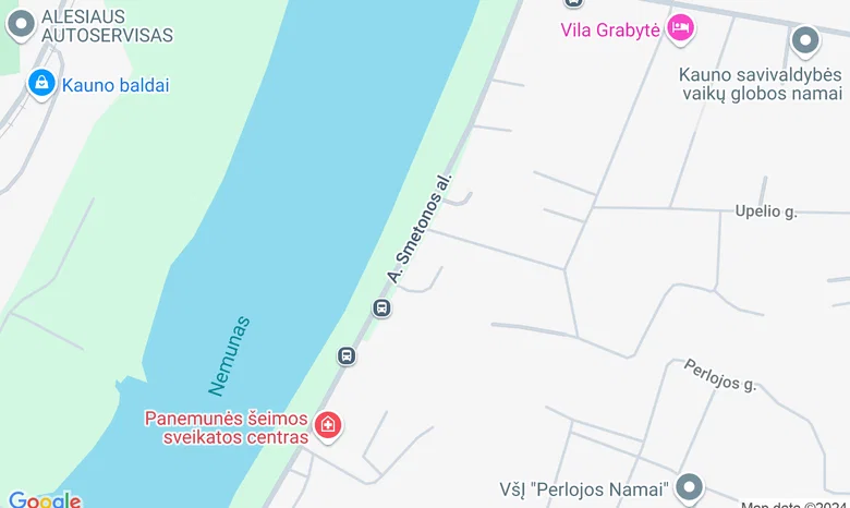 Nemuno krantas žemėlapis