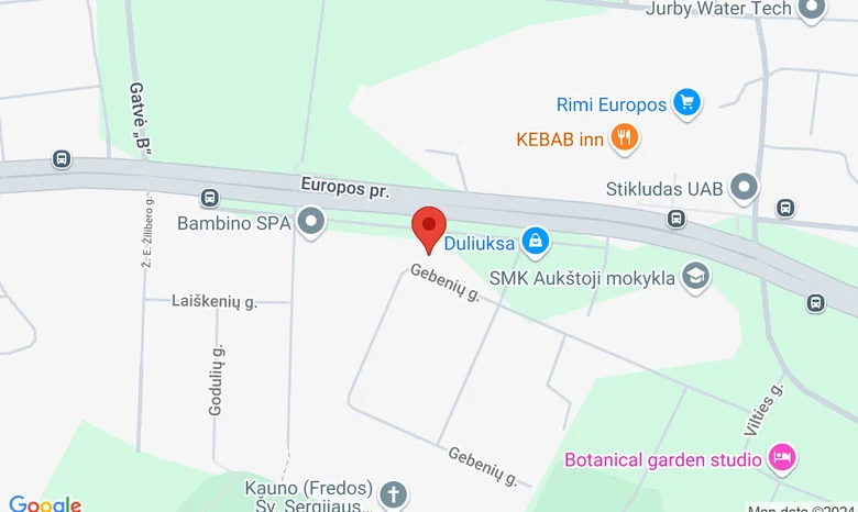 Europos pr. 22-14, Kaunas 46294 žemėlapis