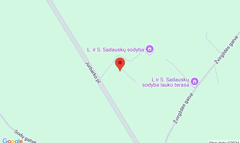 L. ir S. Sadauskų sodyba, Jurbarko pl. 351, Antalkių km., Vilkijos sen., Kauno raj. žemėlapis