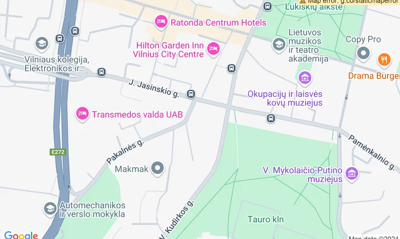 Tauro rago terasa žemėlapis