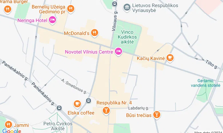 Europos lyčių lygybės instituto dokumentacijos centras žemėlapis