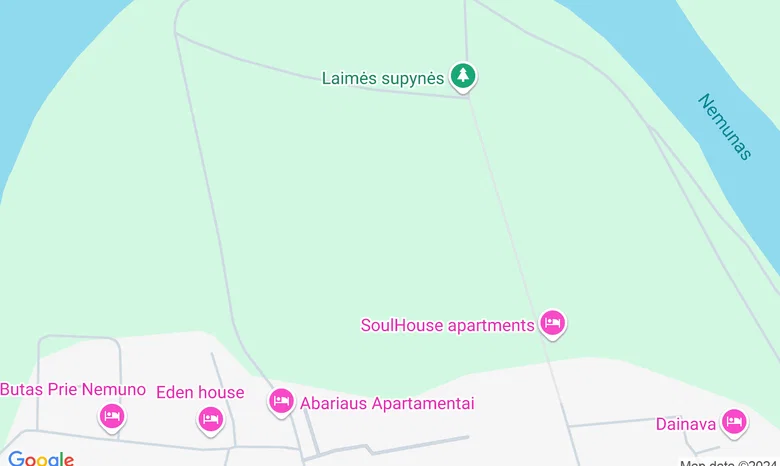Druskininkai Nemumo krantas žemėlapis