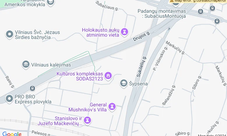 Galerija "Atletika" žemėlapis