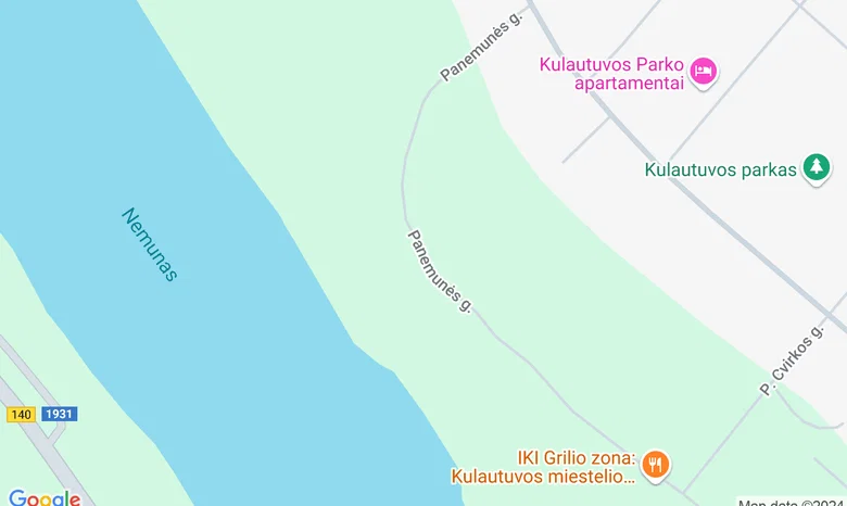 Kačerginės prieplauka žemėlapis