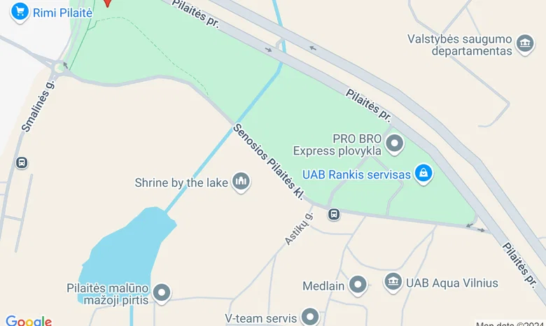 Beepart meno dirbtuvės žemėlapis