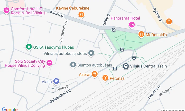 Vilnius/Baltamiškis žemėlapis