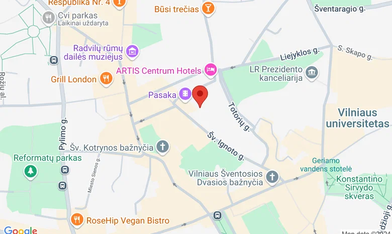 Šv. Ignoto bažnyčia  žemėlapis