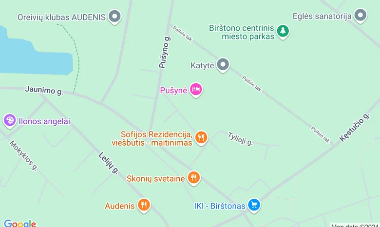 Nemuno kilpų regioninis parkas žemėlapis
