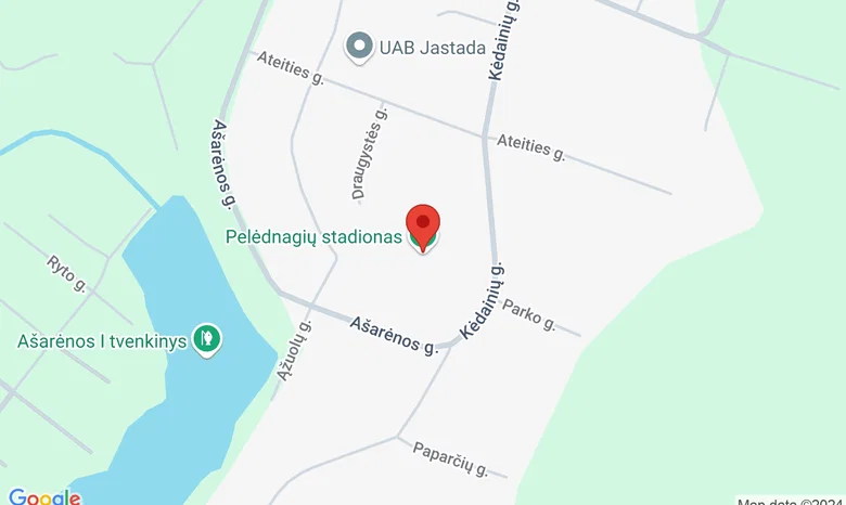 Pelėdnagių stadionas žemėlapis