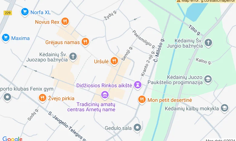 Didžioji Rinkos aikštė žemėlapis