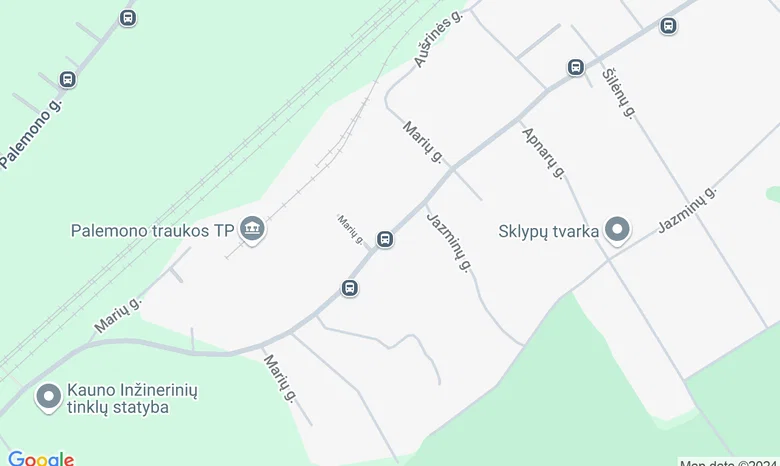 Geležinkelio (Palemono) fortas žemėlapis