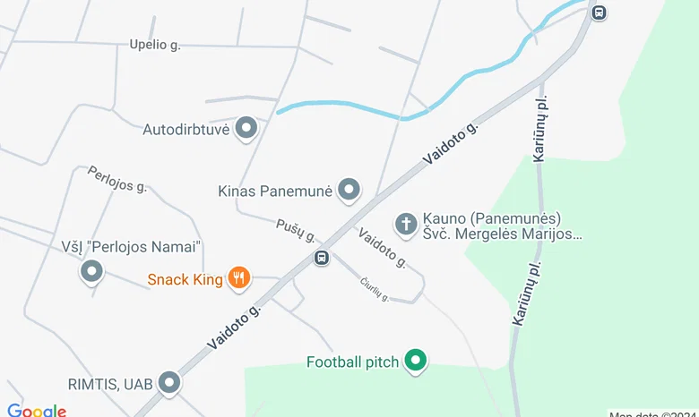 Panemunės bendruomenės centras žemėlapis