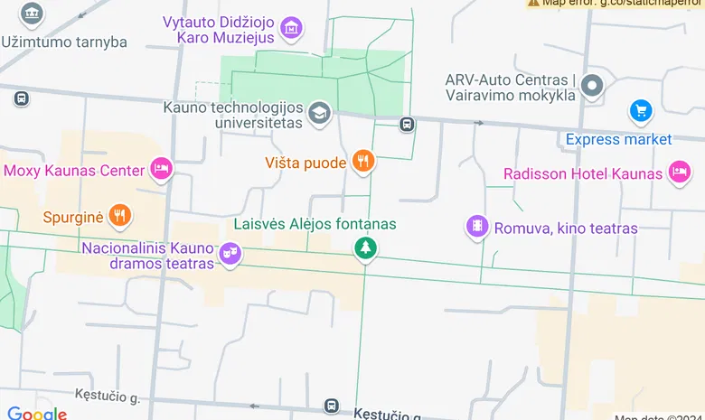 Viešbutis "Metropolis" žemėlapis
