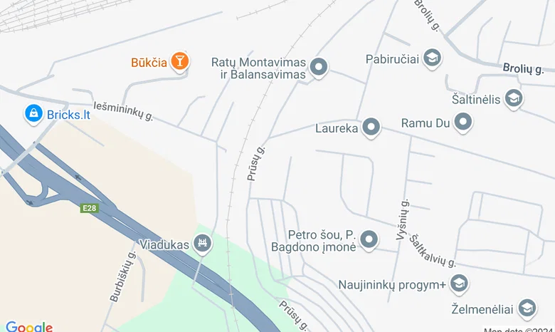  Nonna Vila, Kaišiadorių raj. Bačkonys žemėlapis