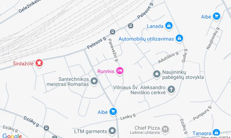 Naujininkai žemėlapis