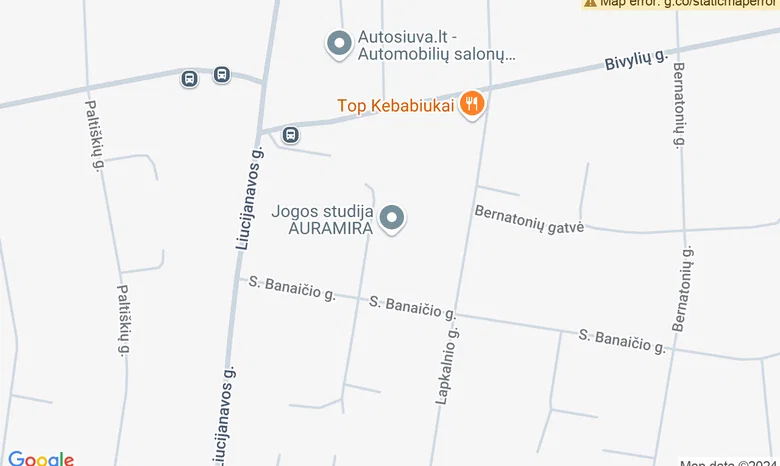 Saviugdos erdvė AURA MIRA žemėlapis