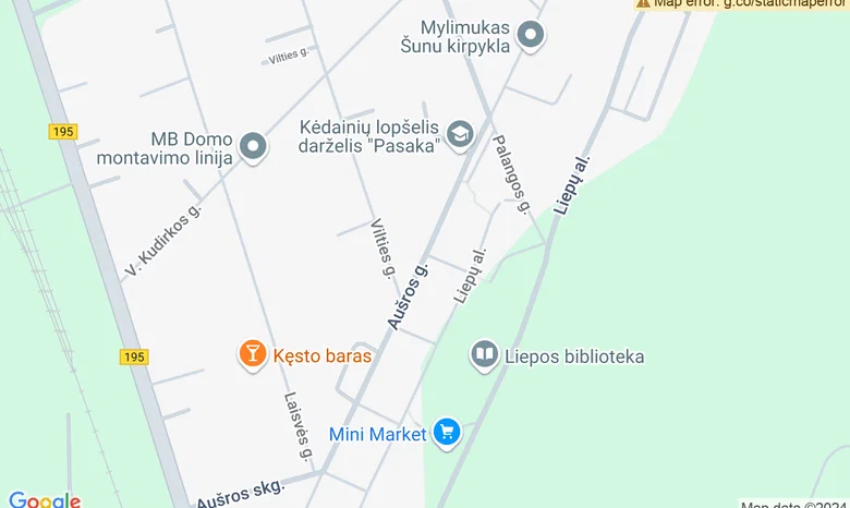 Babėnų šilo aikštelė žemėlapis