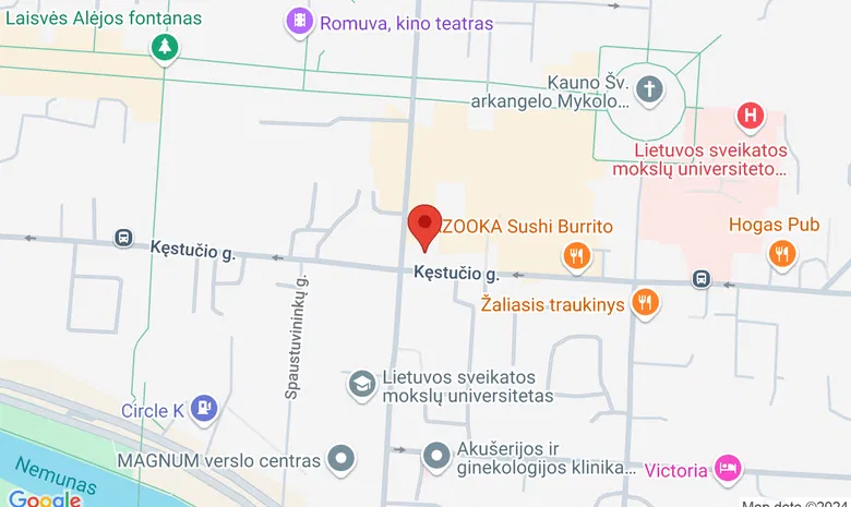 Džentelmenų klubas "VEGAS" žemėlapis