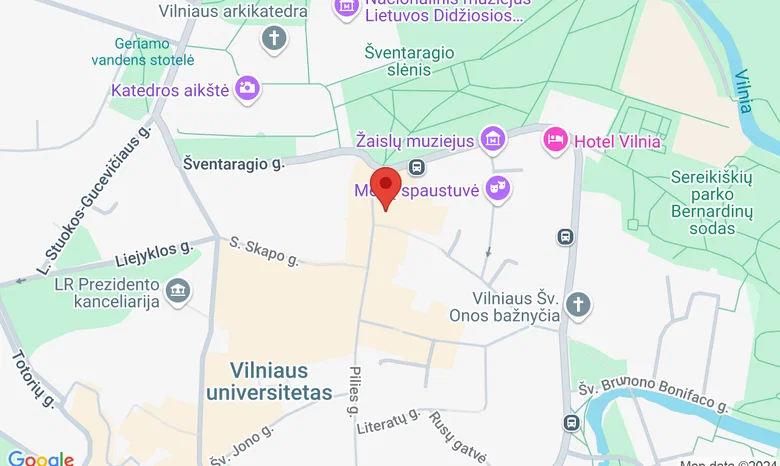 "Pilies šokoladinė" žemėlapis