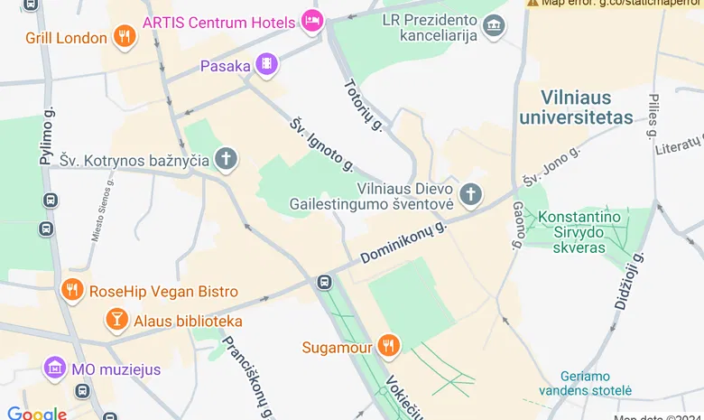 Nacionalinės bibliotekos kiemelis žemėlapis
