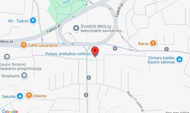Kovo 11-osios gatvė 60, LT-51294 Kaunas, Lietuva žemėlapis