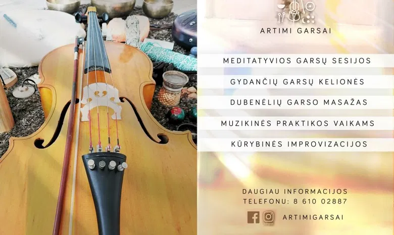 "Artimi Garsai" garso terapijos ir saviugdos studija
