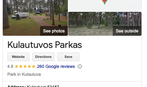 Kulautuvos parkas