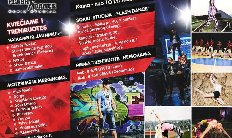 Šokių studija "Flash Dance"
